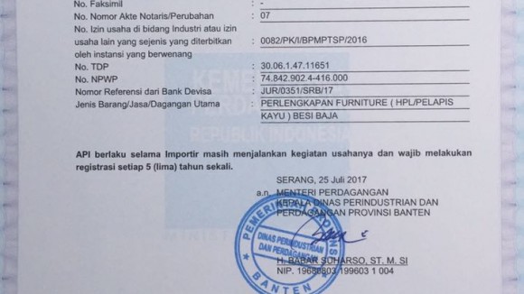 Biro Jasa Nib Oss Siinas Siup Tdp Api U Jakarta Tangerang Depok